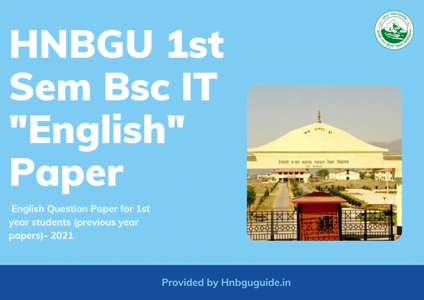 HNBGU B.Sc IT "English Communication" Previous Year