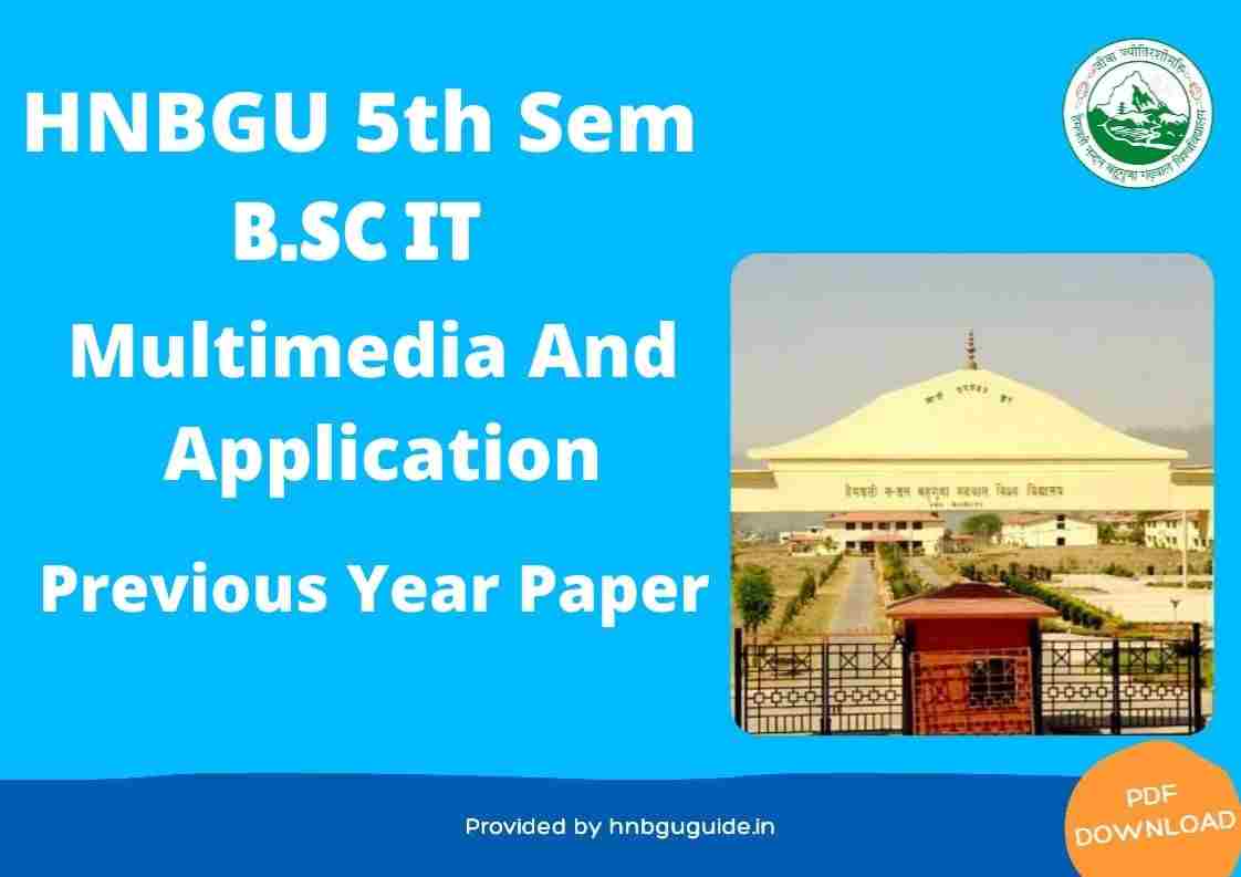 bsc-it-multimedia-previous-year-paper