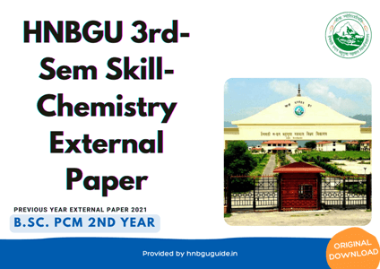 BSc pcm Skill- Chemistry 3 Sem 2022